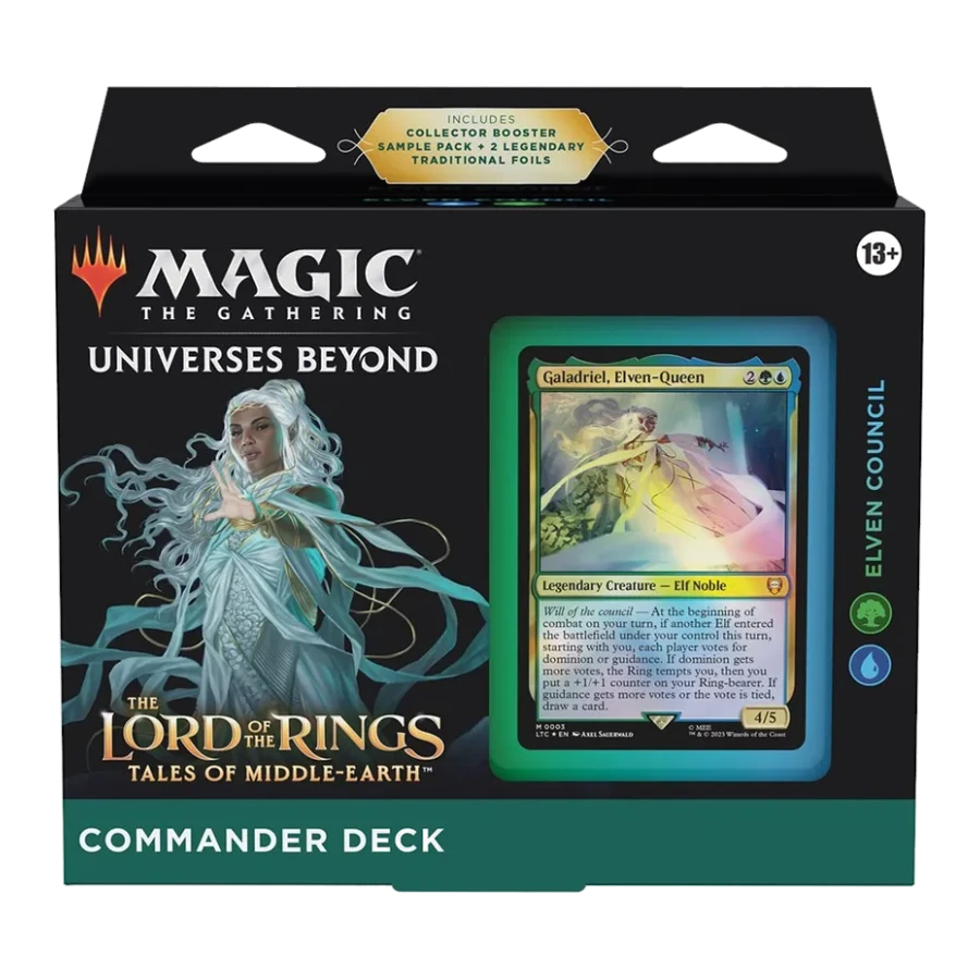 The Lord of the Rings Tales of Middle earth Commander Deck Elven Council