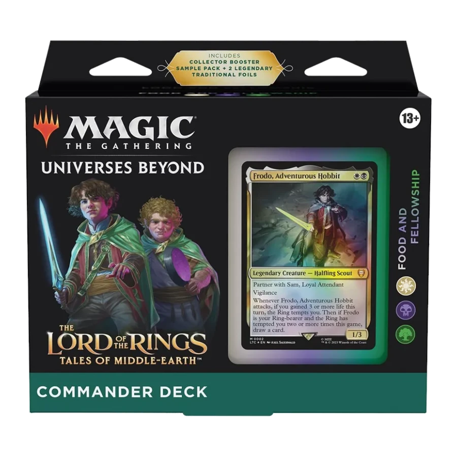 The Lord of the Rings Tales of Middle earth Commander Deck Food and Fellowship