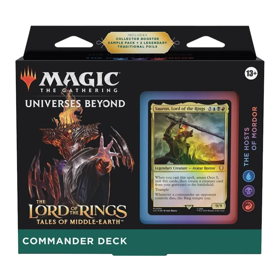 The Lord of the Rings Tales of Middle earth Commander Deck The Hosts of Mordor