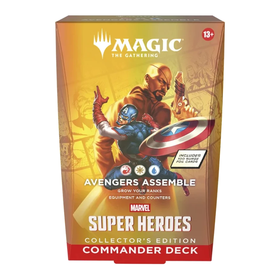 Marvel Super Heroes Commander Deck Avengers Assemble Collector's Edition