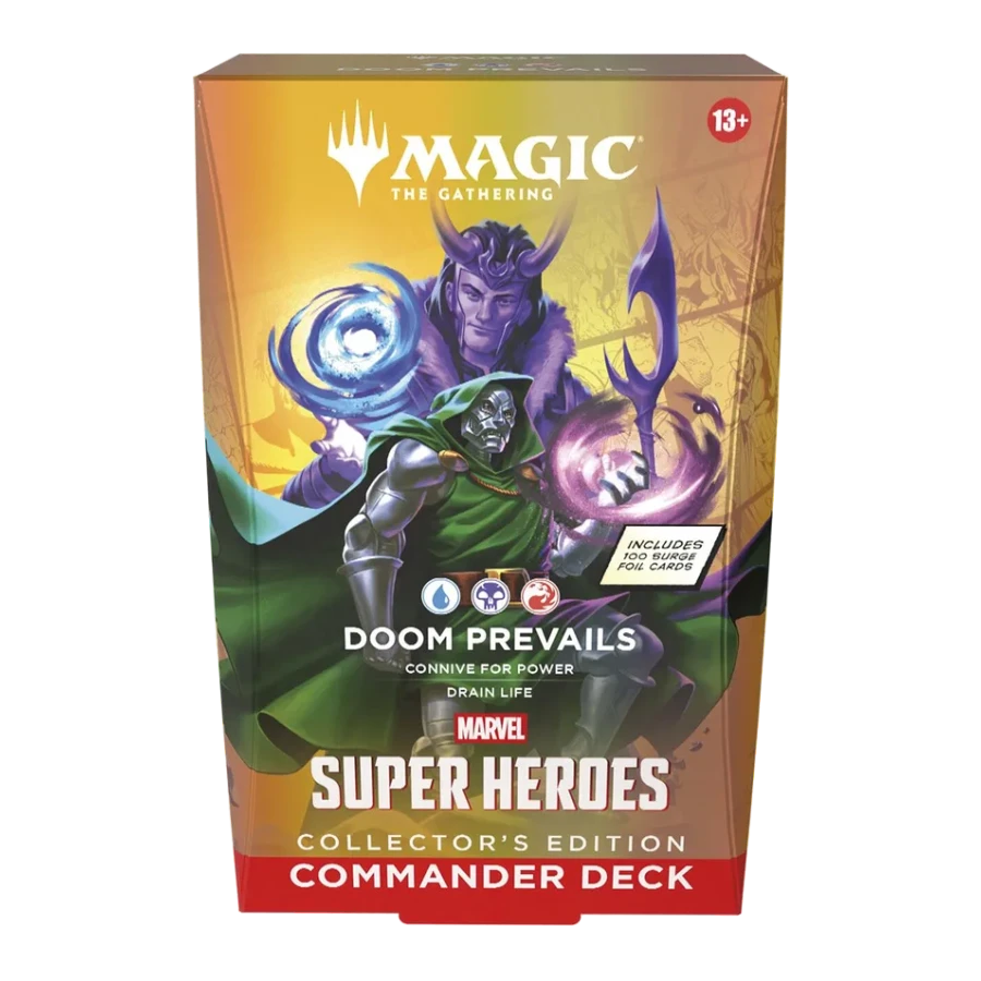 Marvel Super Heroes Commander Deck Doom Prevails Collector's Edition