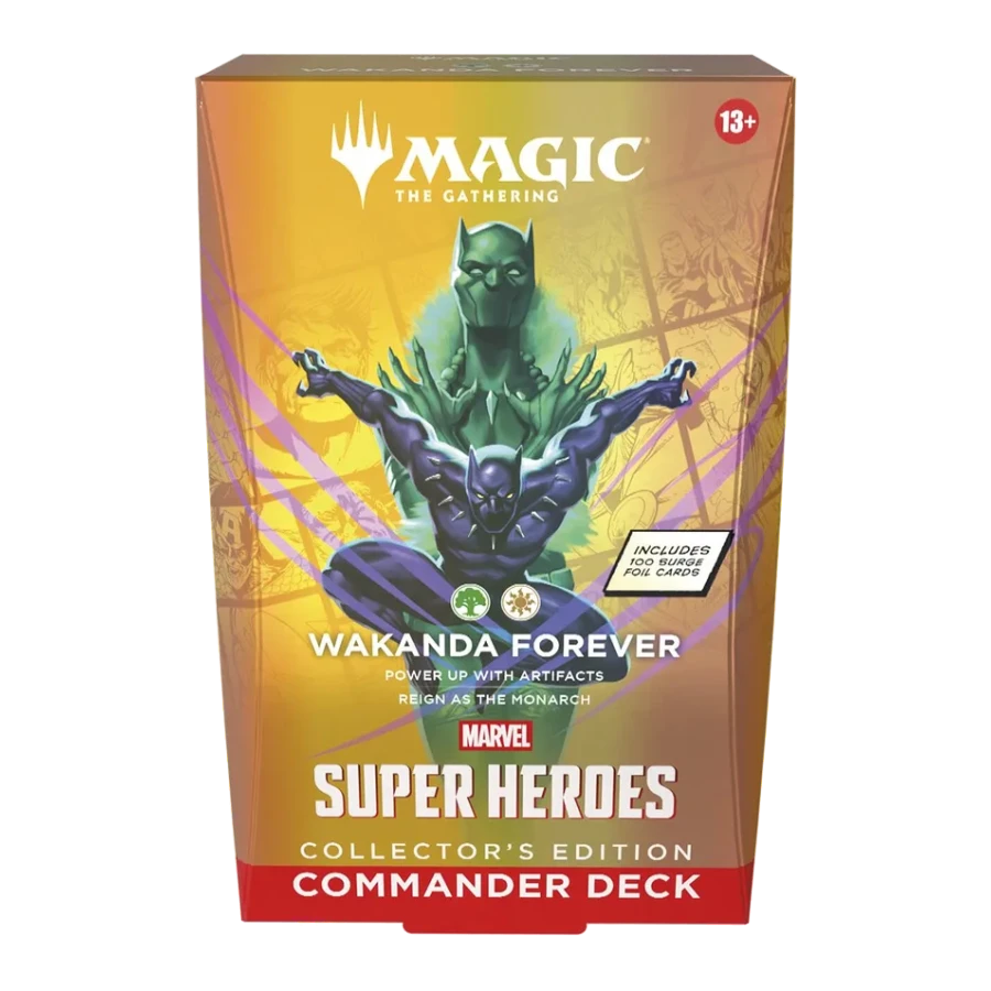Marvel Super Heroes Commander Deck Wakanda Forever Collector's Edition