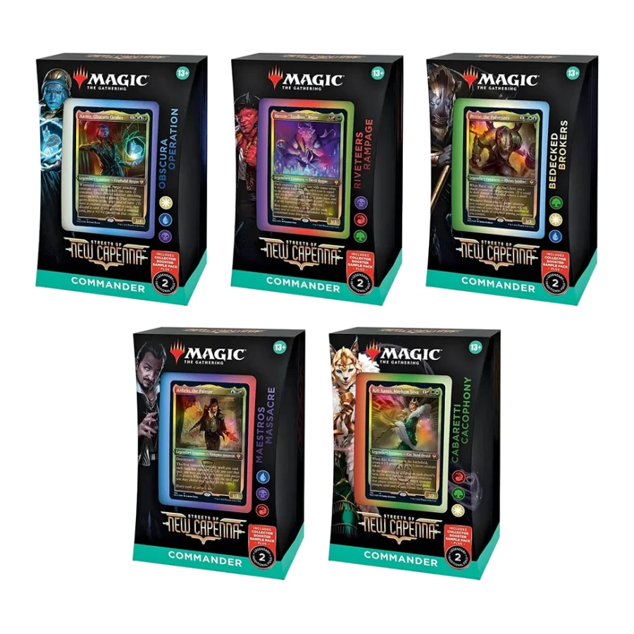 Streets of New Capenna Commander Deck Display