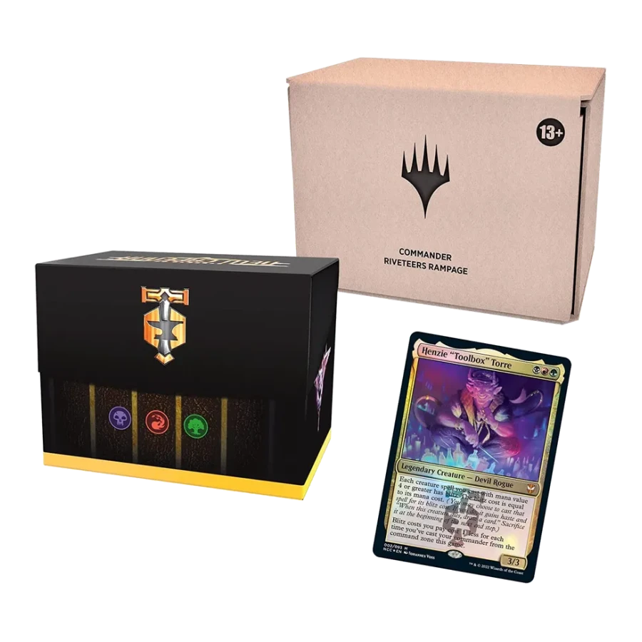 Streets of New Capenna Commander Deck Riveteers Rampage Minimal Packaging
