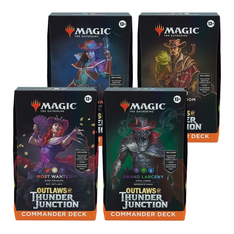 Outlaws of Thunder Junction Commander Deck Display