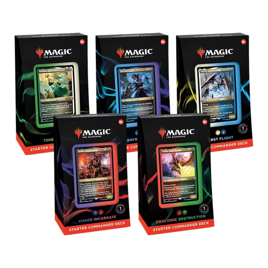 Starter Commander Decks Set of 5