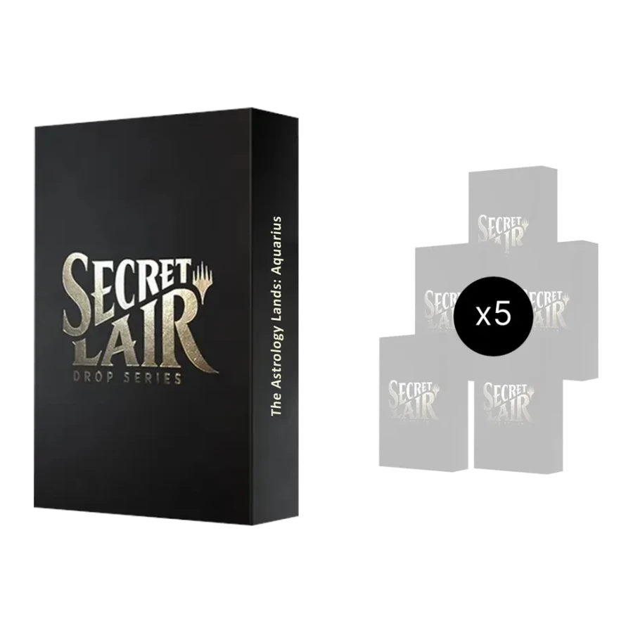 Secret Lair Bundle Astrology Lands Aquarius