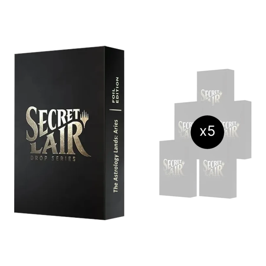 Secret Lair Bundle Astrology Lands Aries Foil