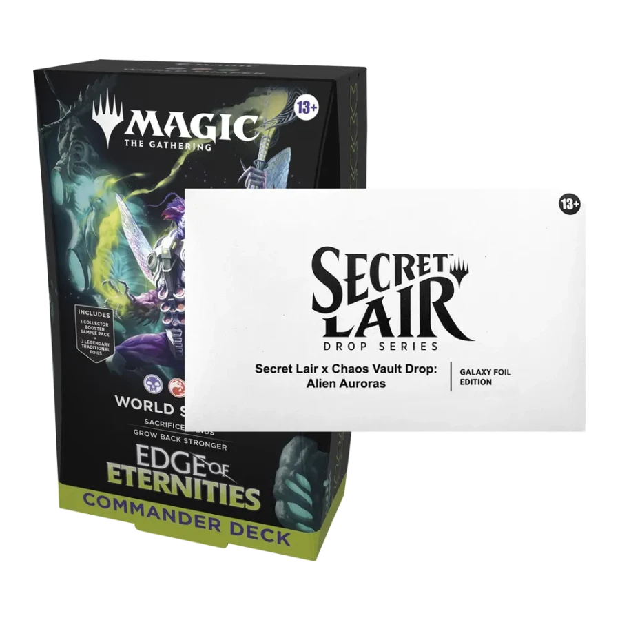 Secret Lair Bundle Commander Reinforcements World Shaper Bundle Galaxy Foil