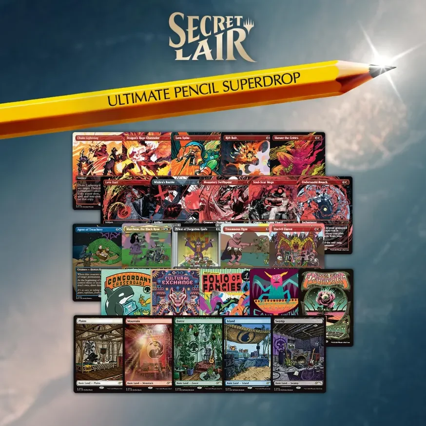 Secret Lair Bundle The Ultimate Pencil Non Foil