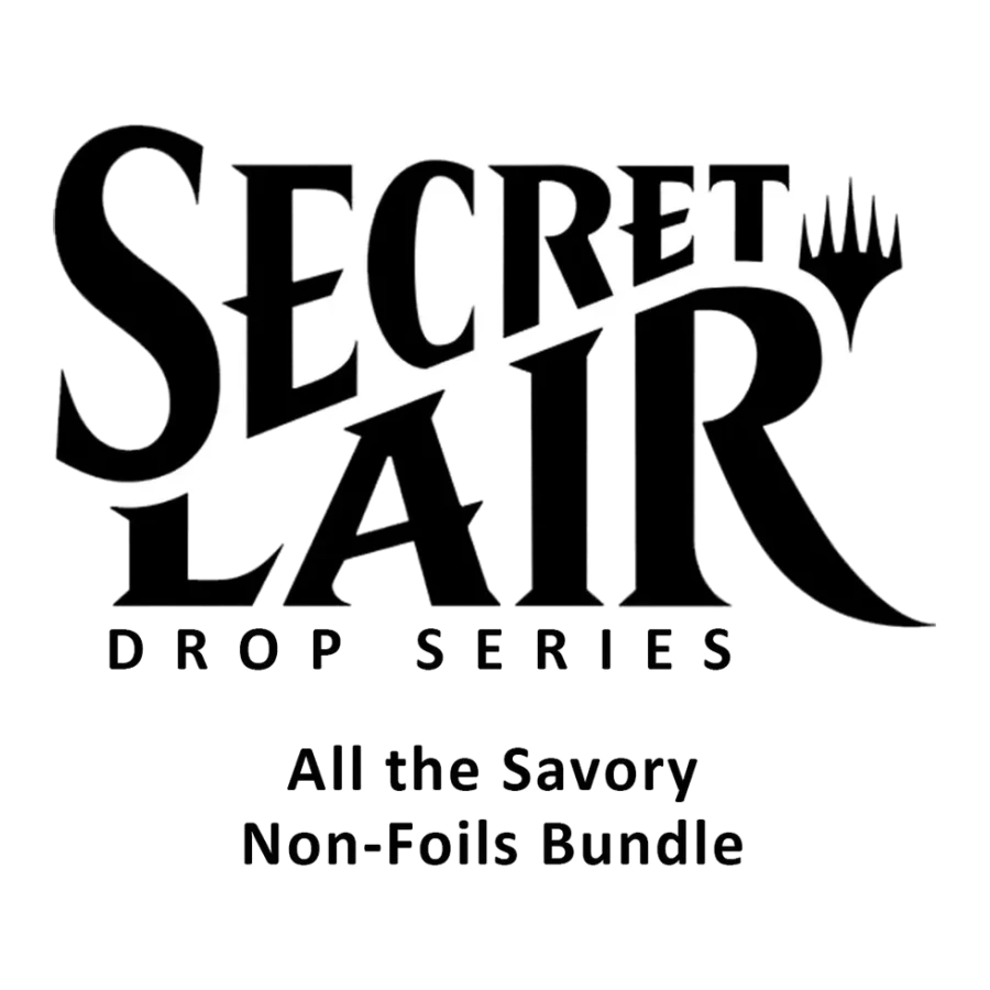 Secret Lair Bundle Winter Superdrop 2024 All the Savory Non Foils