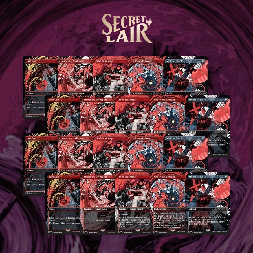 Secret Lair Bundle vroooOOOMMMMMM Non Foil Playset