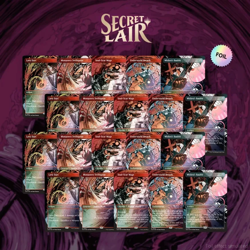 Secret Lair Bundle vroooOOOMMMMMM Rainbow Foil Playset
