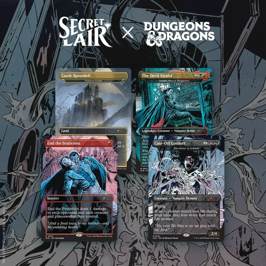 Secret Lair Drop Dungeons & Dragons Strahds Descent