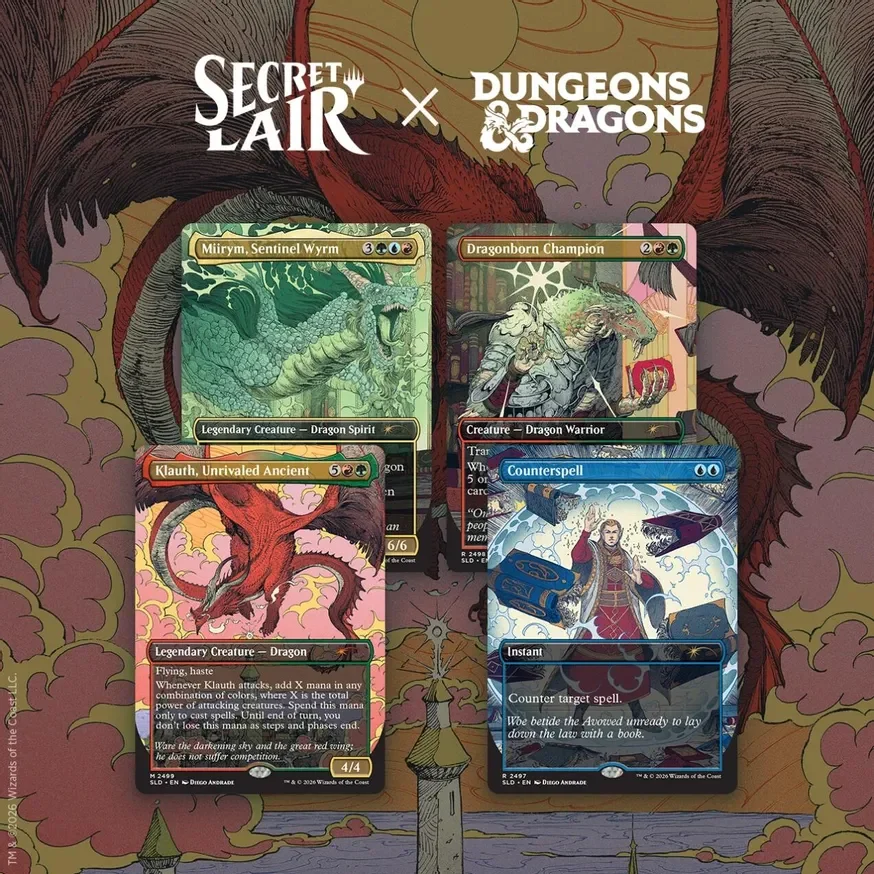 Secret Lair Drop Dungeons & Dragons Whispers in Candlekeep