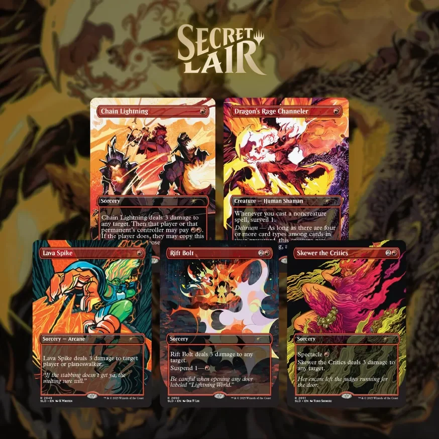 Secret Lair Drop EVERYTHING IS ON FIRE