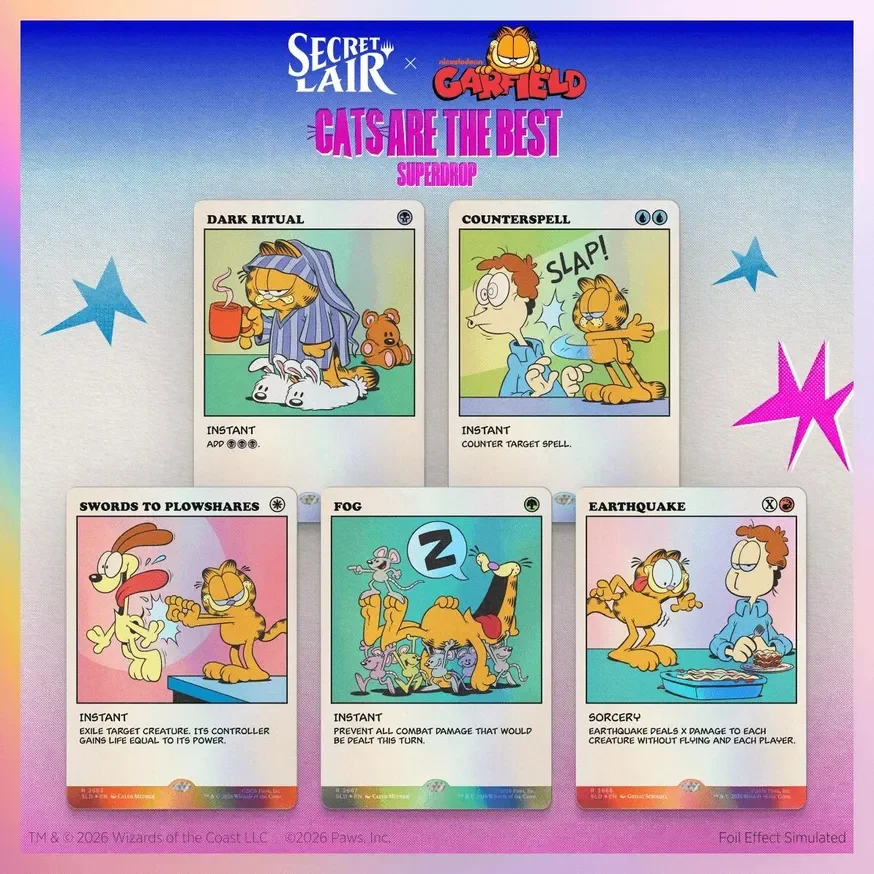 Secret Lair Drop Garfield As Intended Foil