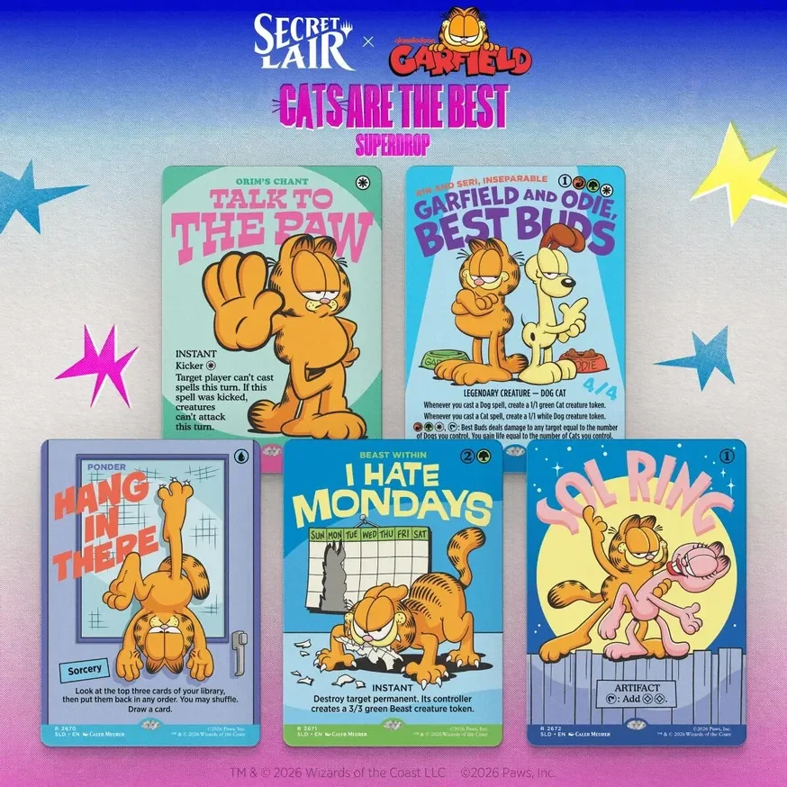 Secret Lair Drop Garfield Motivationally Challenged