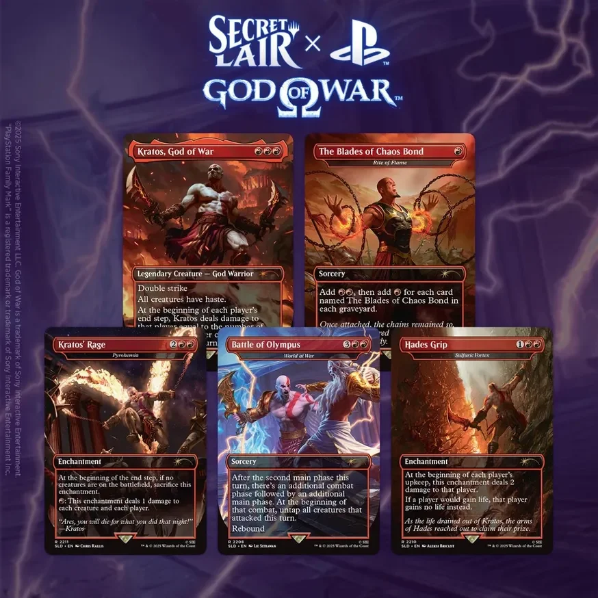 Secret Lair Drop God of War Greek