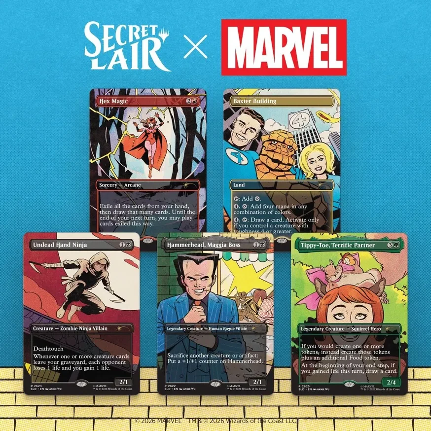 Secret Lair Drop Marvel Spinner Rack Specials