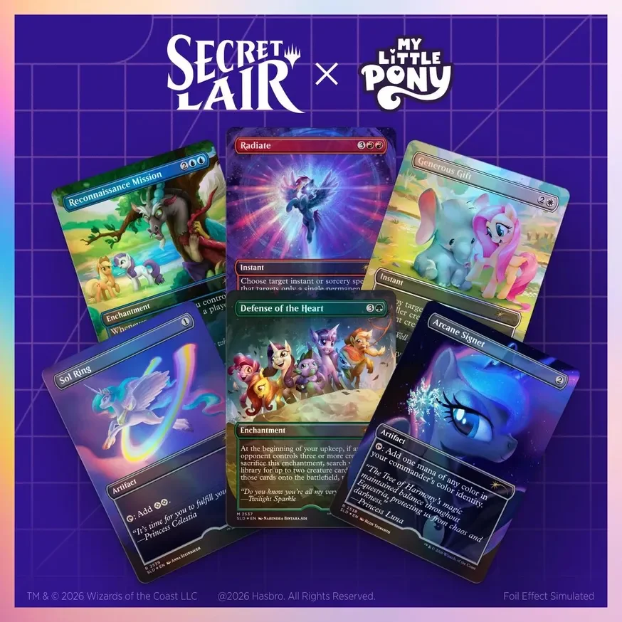 Secret Lair Drop My Little Pony Friendship is Magic Foil
