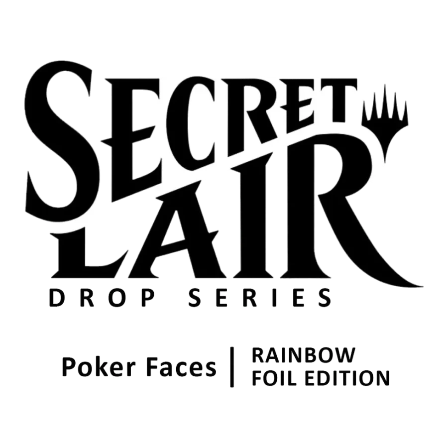 Secret Lair Drop Poker Faces Rainbow Foil