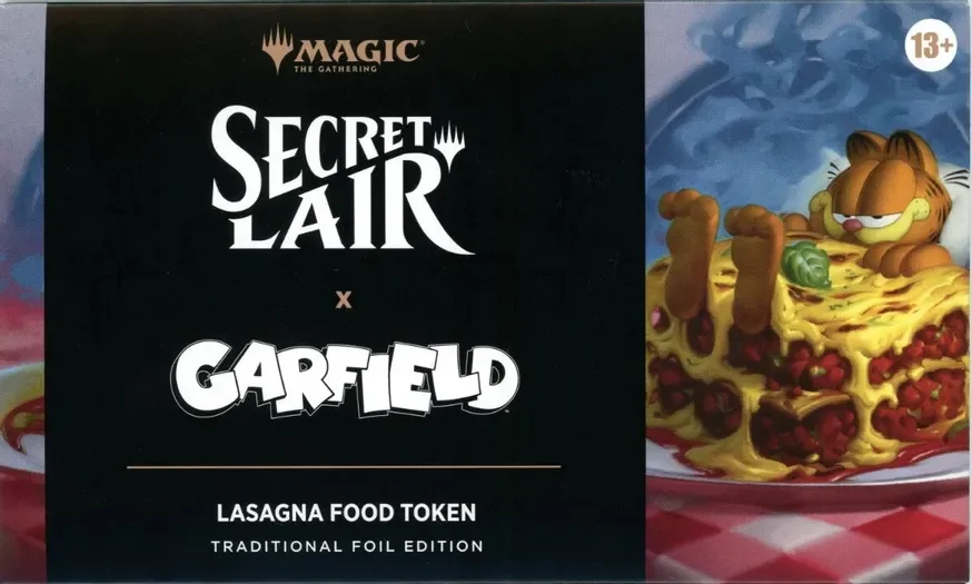 Secret Lair Drop Secret Lair Promo x Garfield Lasagna Food Token