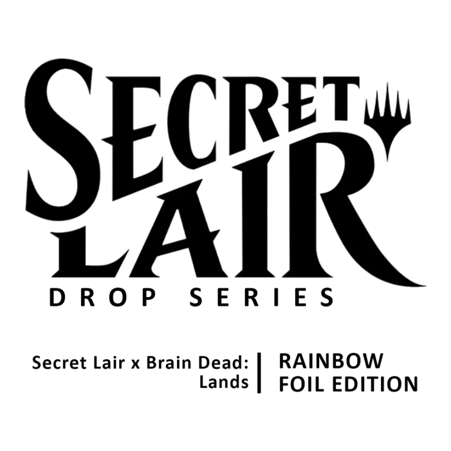 Secret Lair Drop Secret Lair x Brain Dead Lands Rainbow Foil