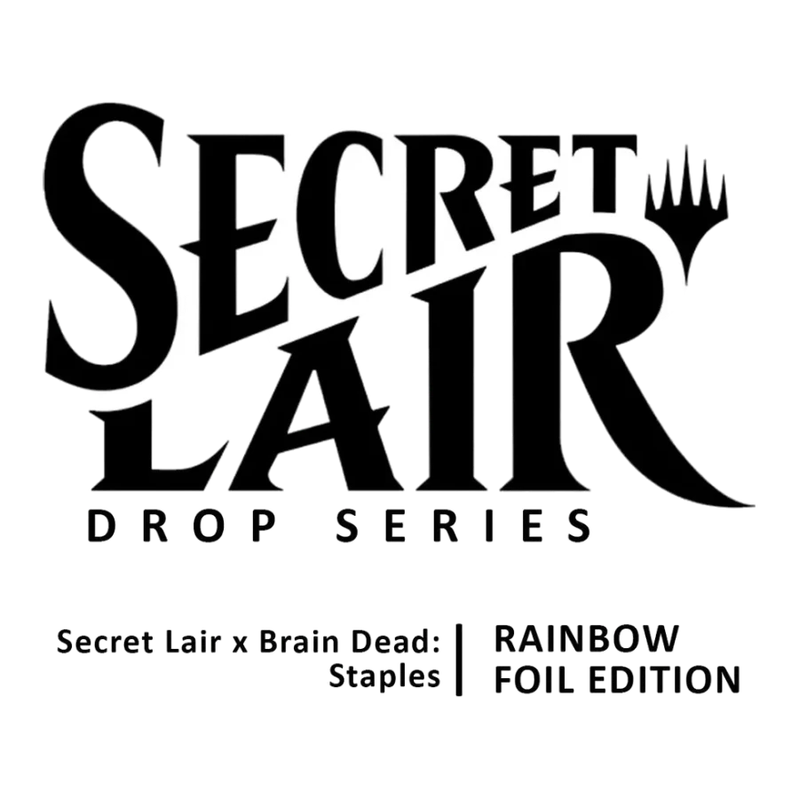 Secret Lair Drop Secret Lair x Brain Dead Staples Rainbow Foil