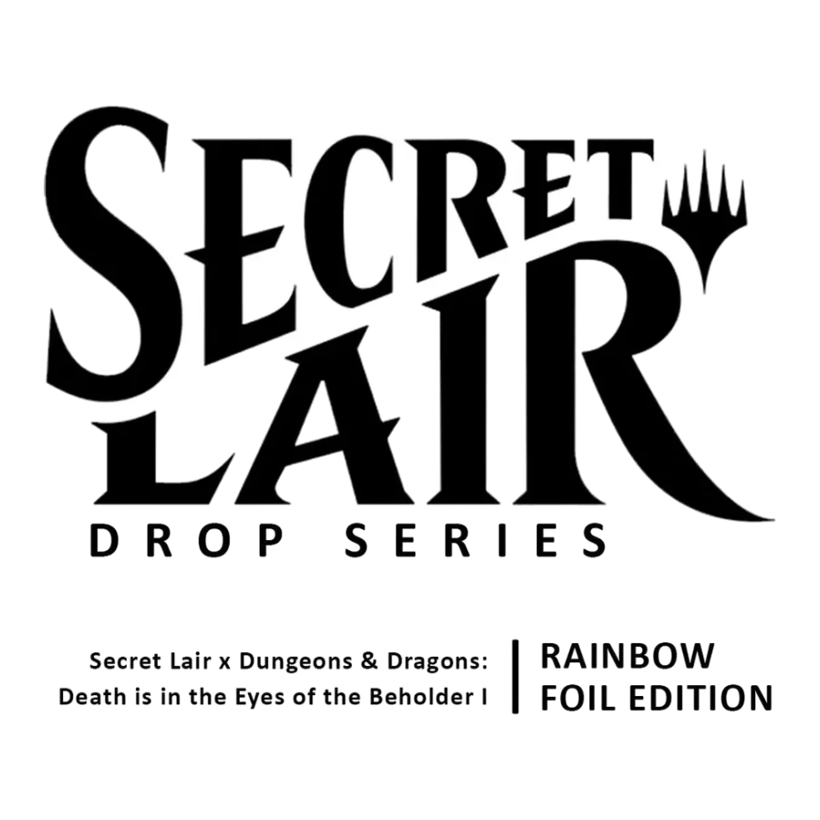 Secret Lair Drop Secret Lair x Dungeons and Dragons Death is in the Eyes of the Beholder I Rainbow Foil