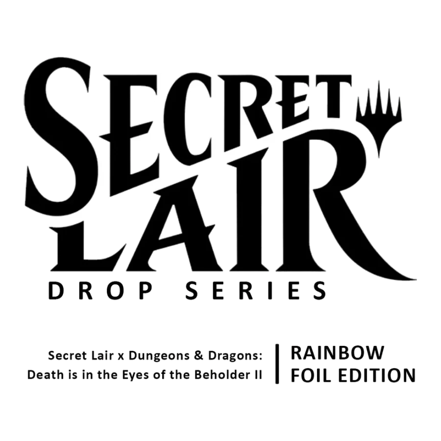 Secret Lair Drop Secret Lair x Dungeons and Dragons Death is in the Eyes of the Beholder II Rainbow Foil