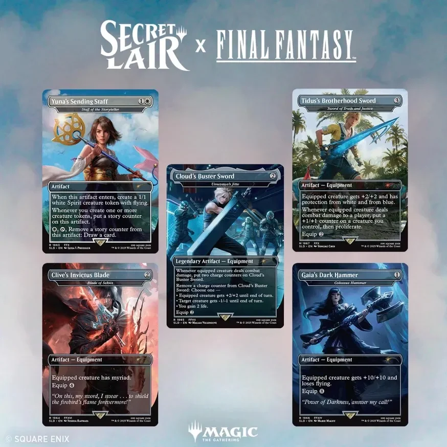 Secret Lair Drop Secret Lair x FINAL FANTASY Weapons
