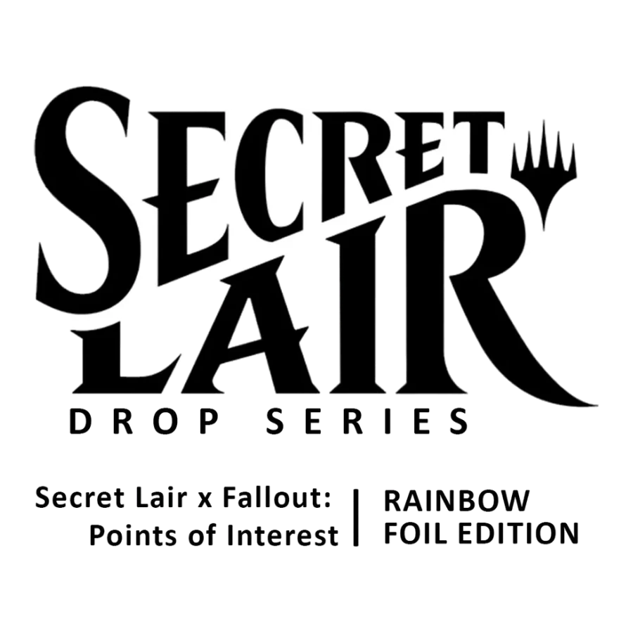 Secret Lair Drop Secret Lair x Fallout Points of Interest Rainbow Foil