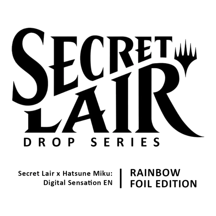 Secret Lair Drop Secret Lair x Hatsune Miku Digital Sensation English Rainbow Foil