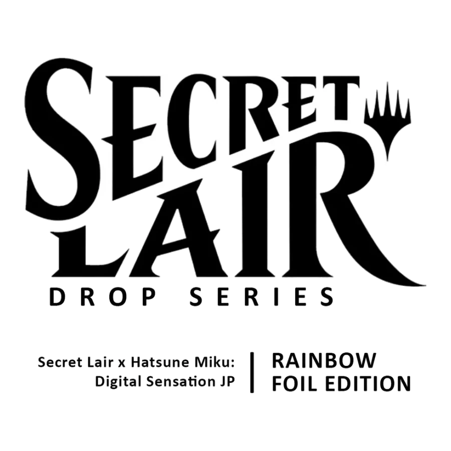 Secret Lair Drop Secret Lair x Hatsune Miku Digital Sensation Japanese Rainbow Foil