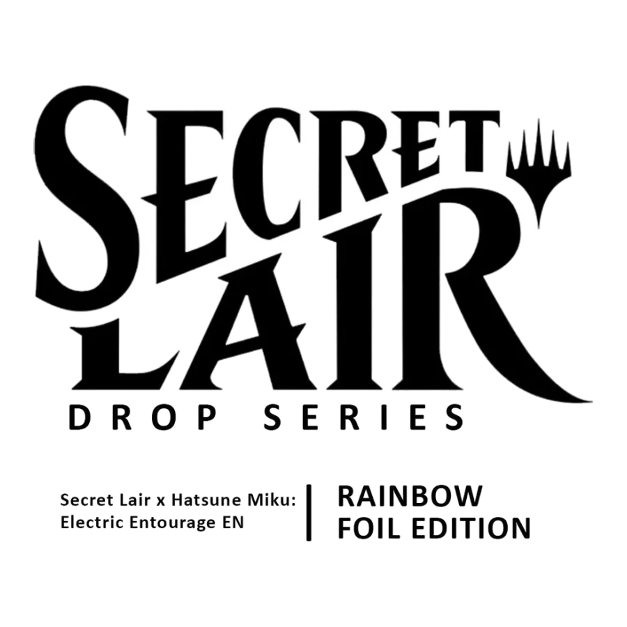 Secret Lair Drop Secret Lair x Hatsune Miku Electric Entourage English Rainbow Foil