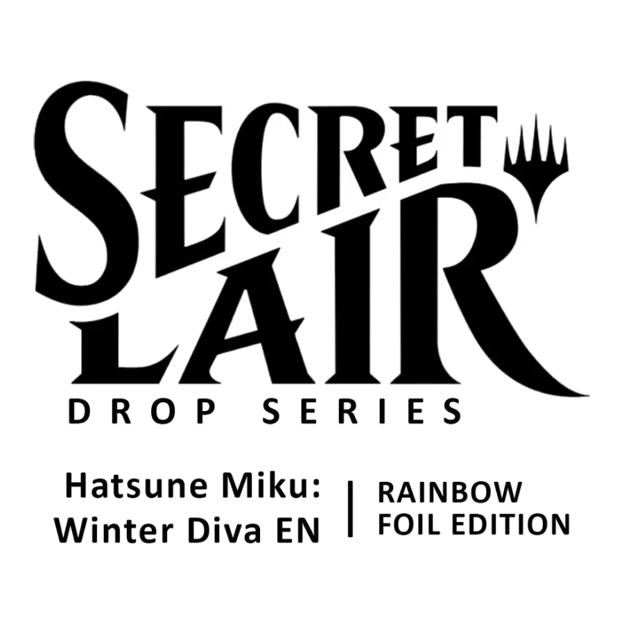 Secret Lair Drop Secret Lair x Hatsune Miku Winter Diva English Rainbow Foil