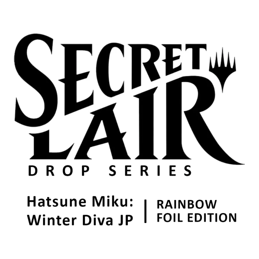Secret Lair Drop Secret Lair x Hatsune Miku Winter Diva Japanese Rainbow Foil