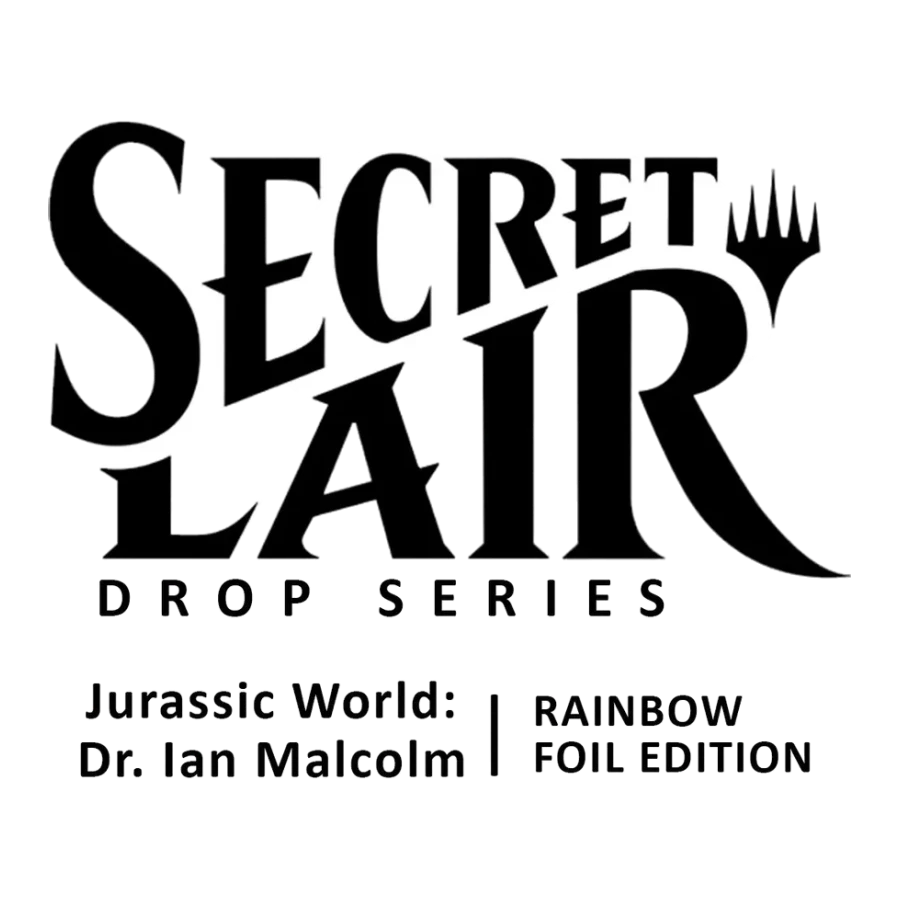 Secret Lair Drop Secret Lair x Jurassic World Dr Ian Malcolm Rainbow Foil
