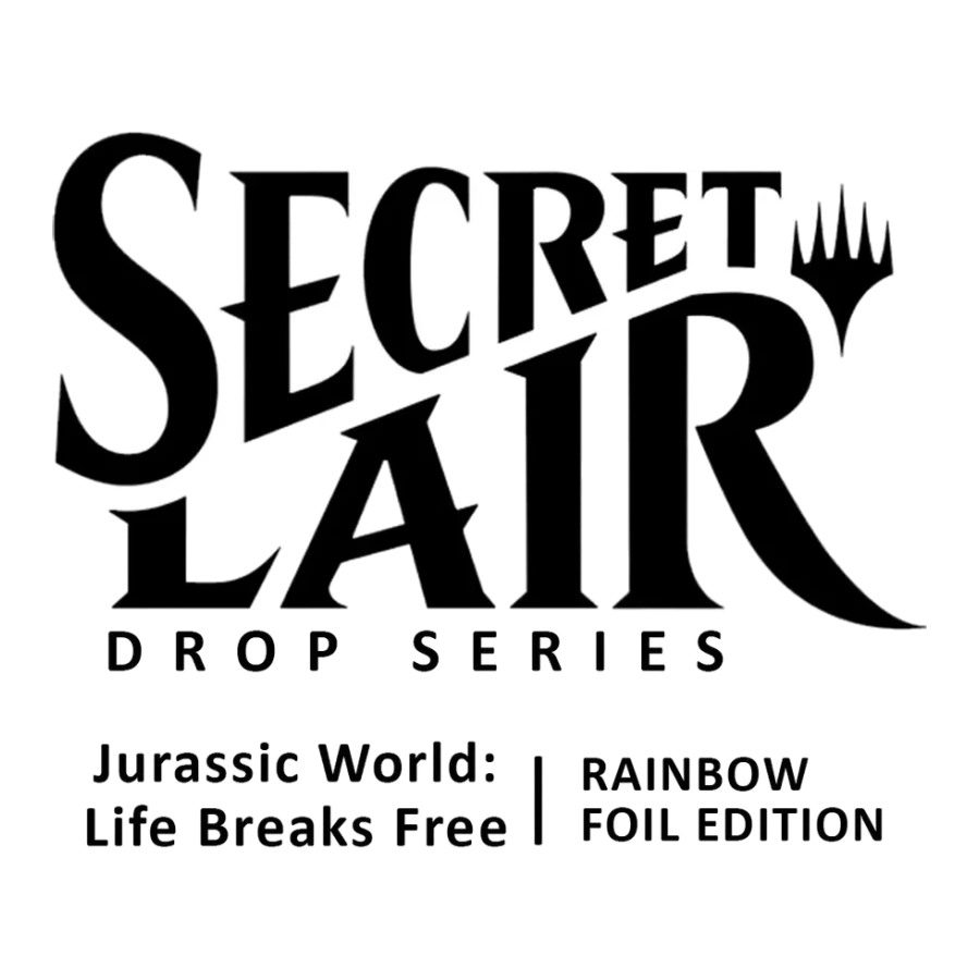 Secret Lair Drop Secret Lair x Jurassic World Life Breaks Free Rainbow Foil