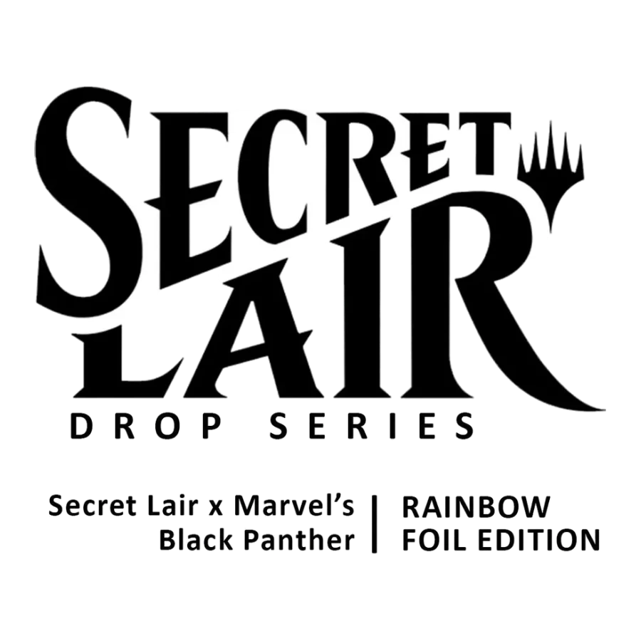 Secret Lair Drop Secret Lair x Marvels Black Panther Rainbow Foil
