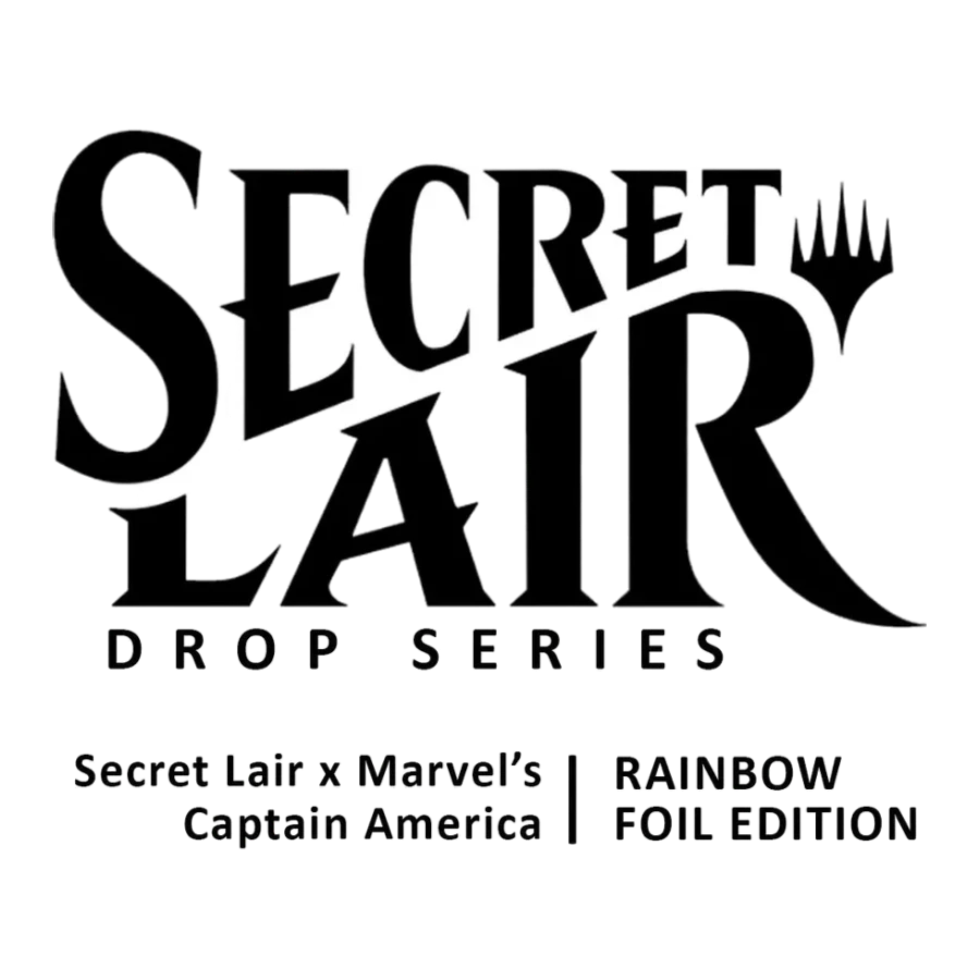 Secret Lair Drop Secret Lair x Marvels Captain America Rainbow Foil