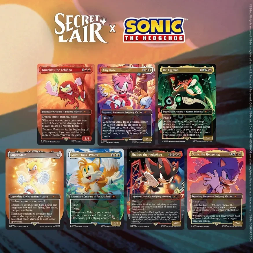 Secret Lair Drop Secret Lair x Sonic the Hedgehog Friends and Foes