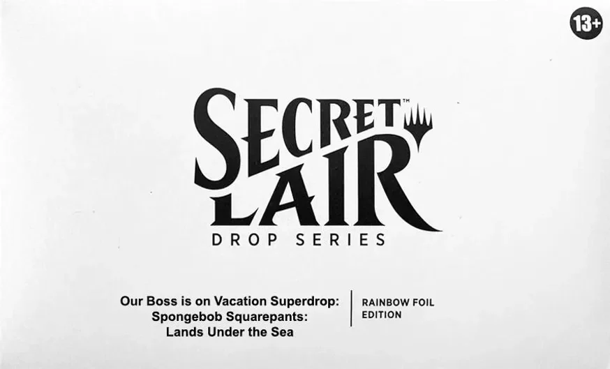Secret Lair Drop Spongebob Squarepants Lands Under the Sea Rainbow Foil