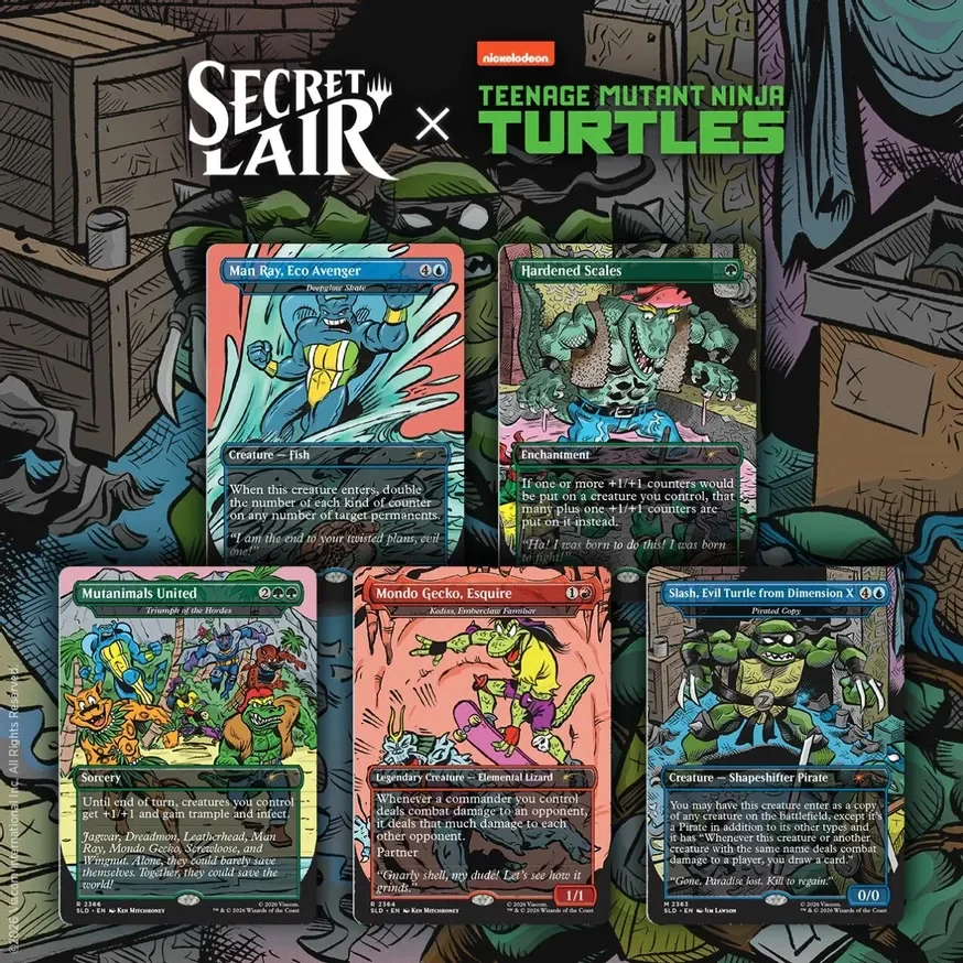 Secret Lair Drop Teenage Mutant Ninja Turtles The Mighty Mutanimals