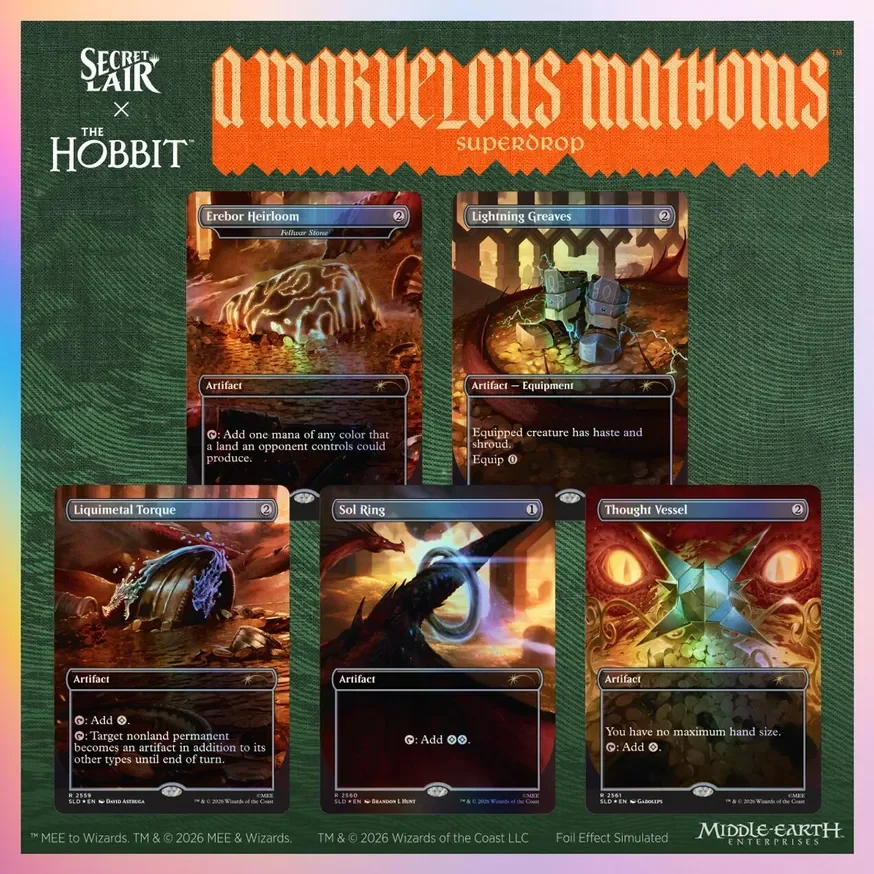 Secret Lair Drop The Hobbit Smaugs Spoils Foil