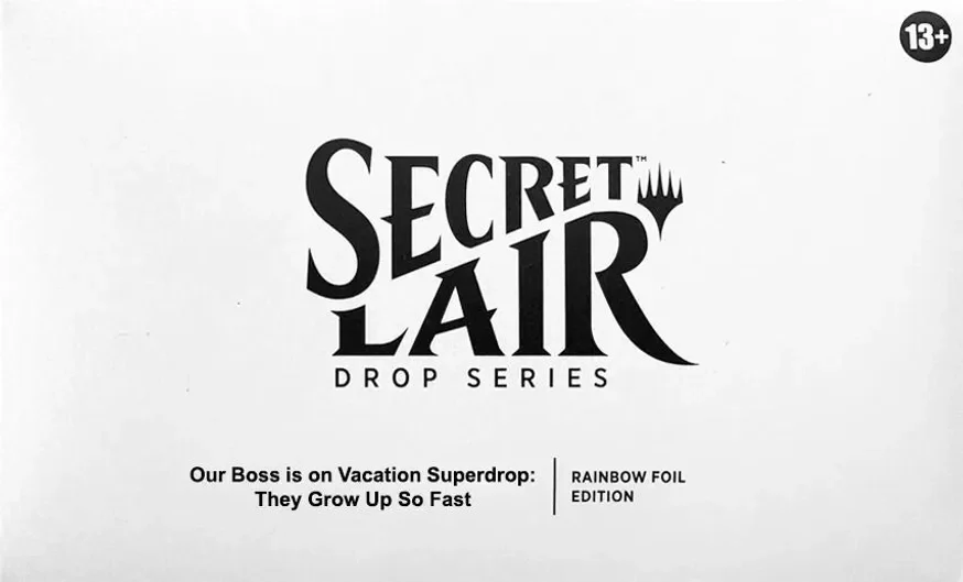 Secret Lair Drop They Grow Up So Fast Rainbow Foil