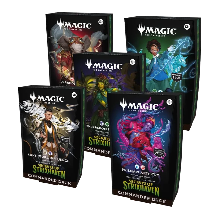 Secrets of Strixhaven Commander Deck Set of 5