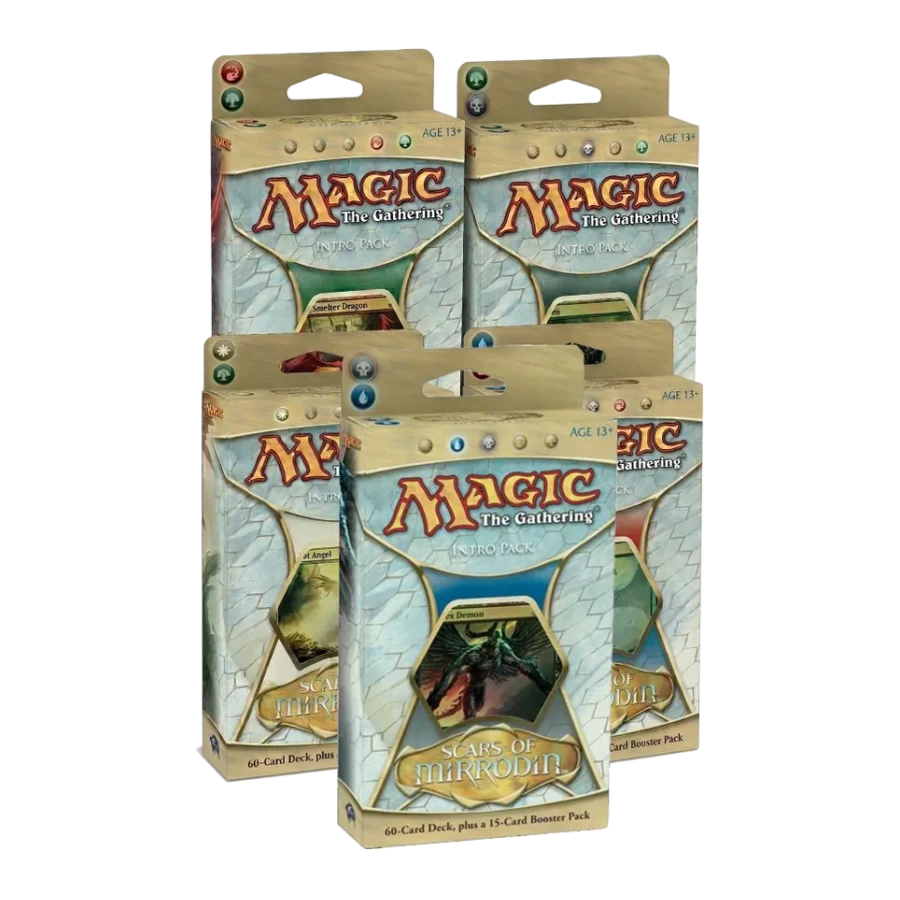 Scars of Mirrodin Intro Pack Set of 5