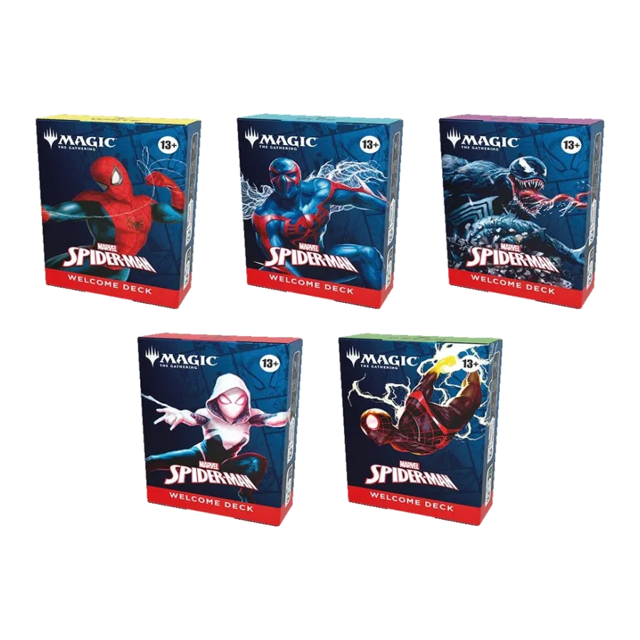Marvels Spider Man Welcome Decks Set of 5